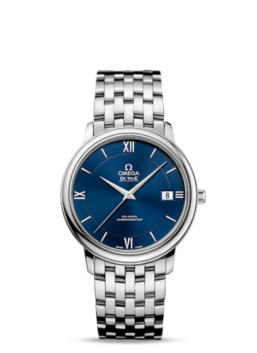 Omega De Ville Prestige Co-Axial 36.8 Stainless Steel / Blue / Bracelet
